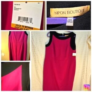 Nipon Boutique Pink Dress NWT 16W